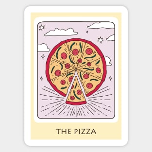The Pizza Tarot Card Sticker